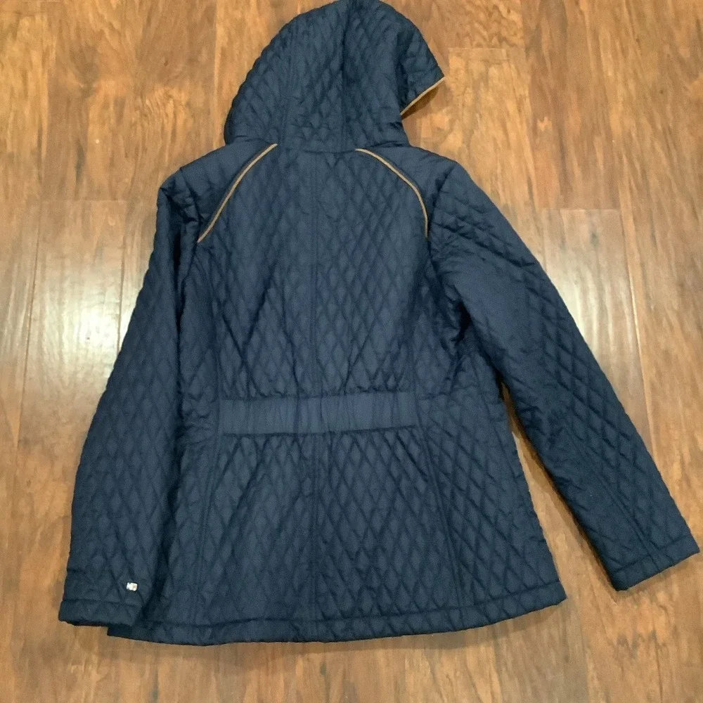 TOMMY HILFIGER CLASSIC BLACK QUILTED JACKET  L LIGHTWEIGHT Perfect Condition
